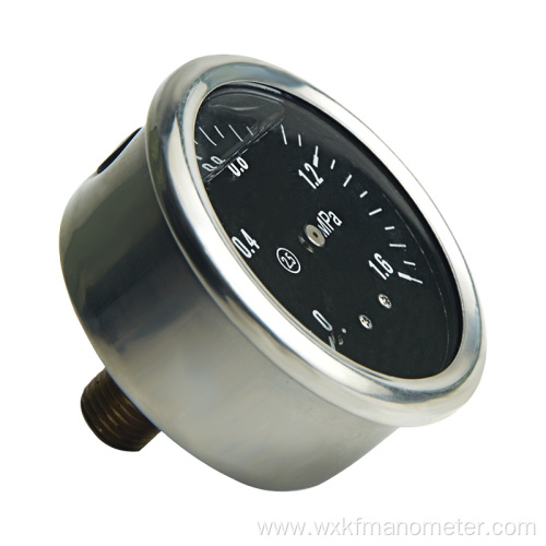 good price 0~1.6MPa liquid filled ships pressure gauge